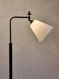 Lampadaire avec base en bronze massif, Swedish Grace