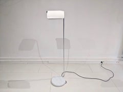 Floor Lamp with Circular Marble Base