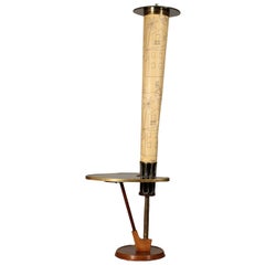 Floor Lamp with Coffee Table Vintage Italy 1950s