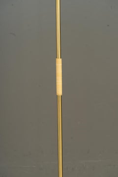 Floor Lamp with Fabric Shade around 1950s by J.T. Kalmar