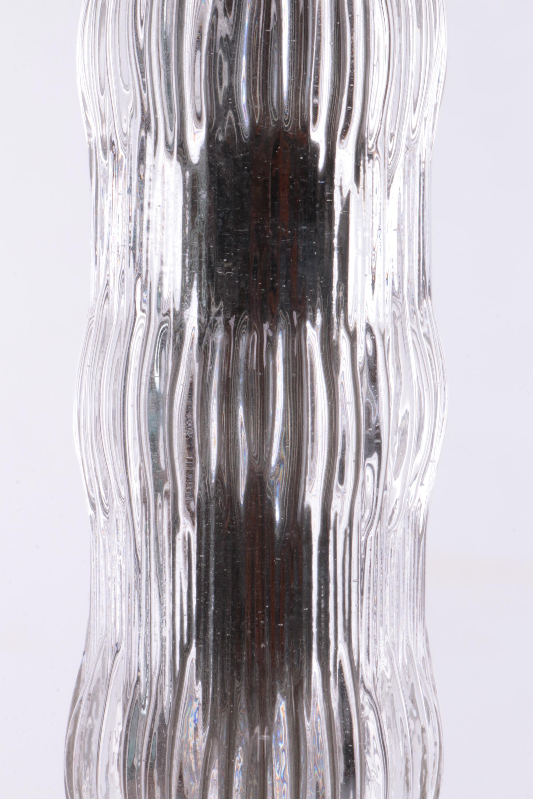 Stehlampe mit Glasröhren und Messingdetails, 1960er Jahre im Angebot 4