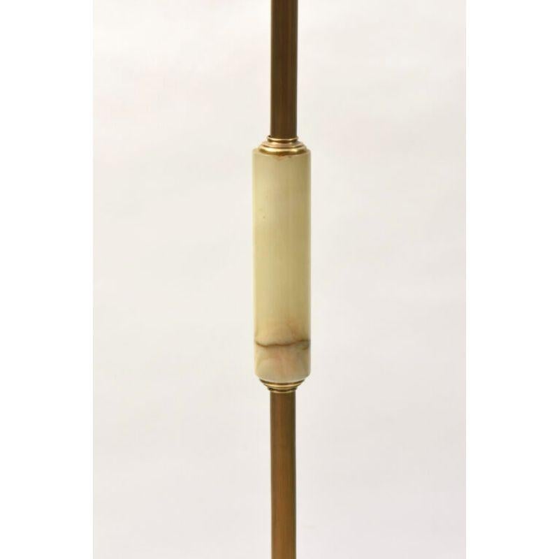 Floor Lamp with Onyx Stem and Base 1