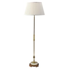 Floor Lamp with Onyx Stem and Base