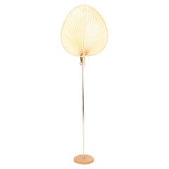 Vintage Floor Lamp with Palm Leaf Shades