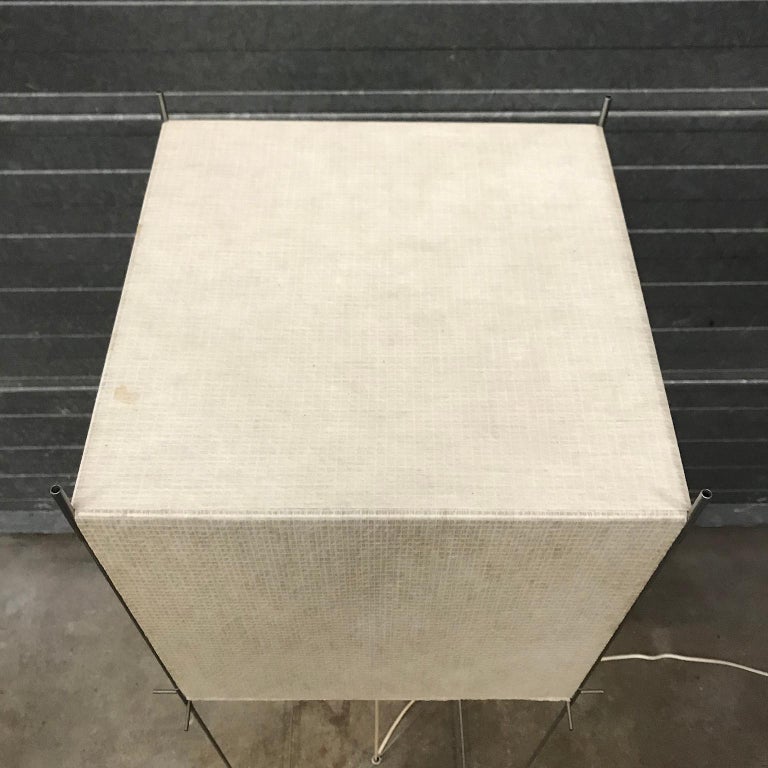 Floor Lamp with Paper Square Shade by Benno Premsela at 1stDibs benno premsela lamp, square