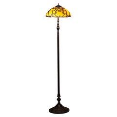 Floor lamp with recessed lampshade. 20th century.