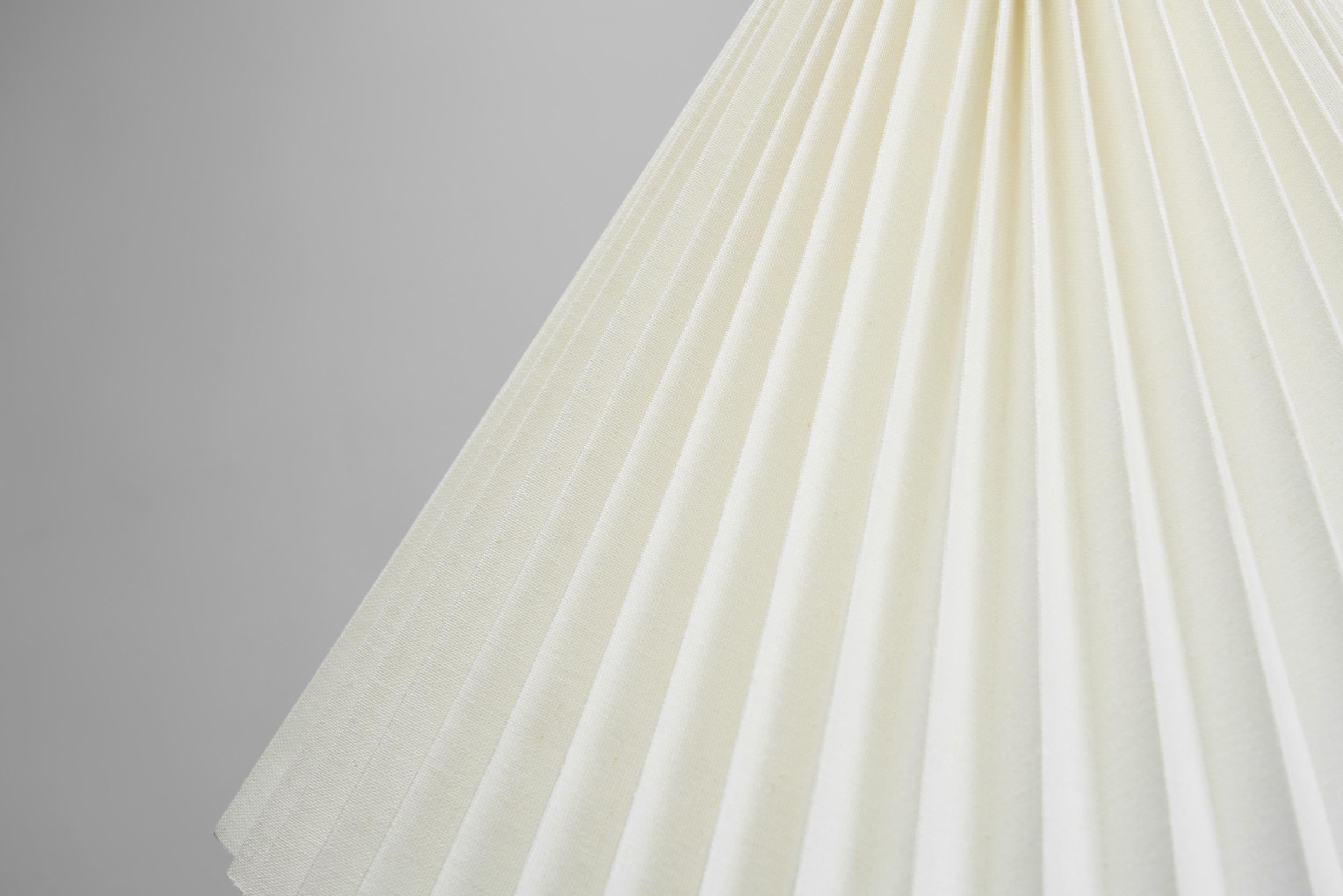 Floor Lamp with Ruched Shade, Scandinavia ca 1950s 3