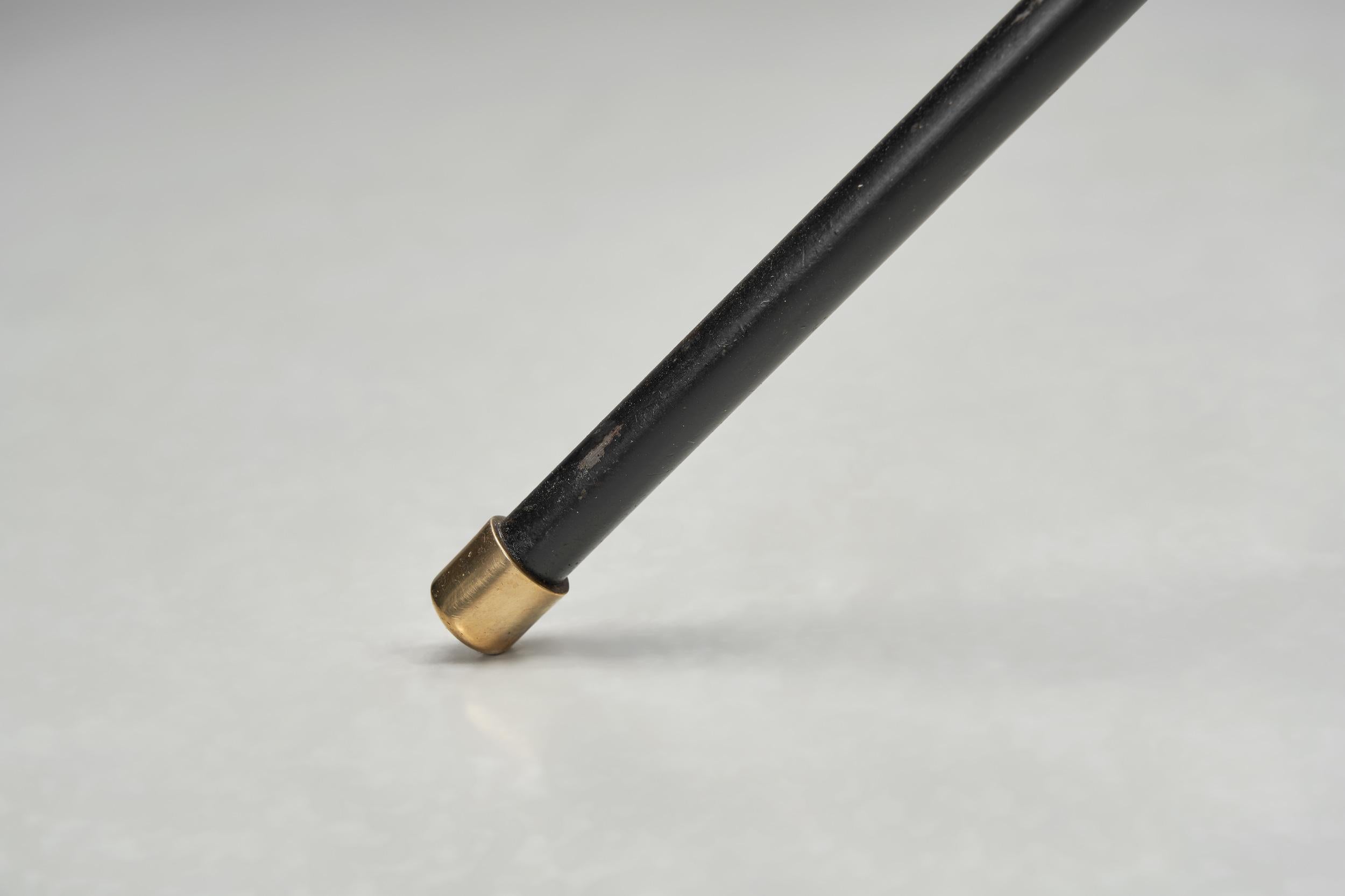 Lámpara de pie con base trípode de Svend Aage Holm Sørensen (Attr.), Dinamarca Años 50 en venta 11