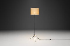 Floor Lamp with Tripod Base by Svend Aage Holm Sørensen (Attr.), Denmark 1950s