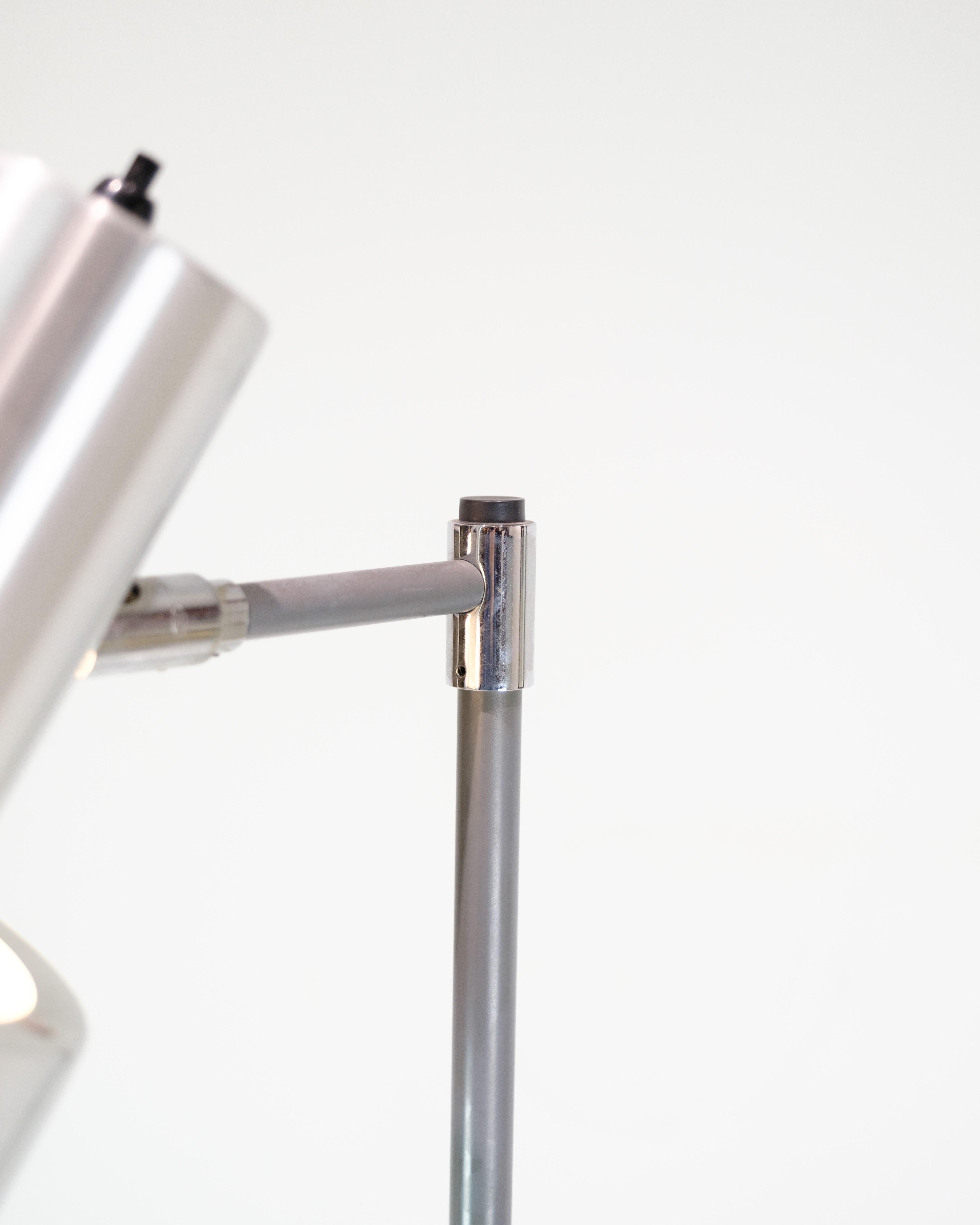 Floor Lampe Model Studio Made In Stainless Steel By Jo Hammerborg From 1970s 1