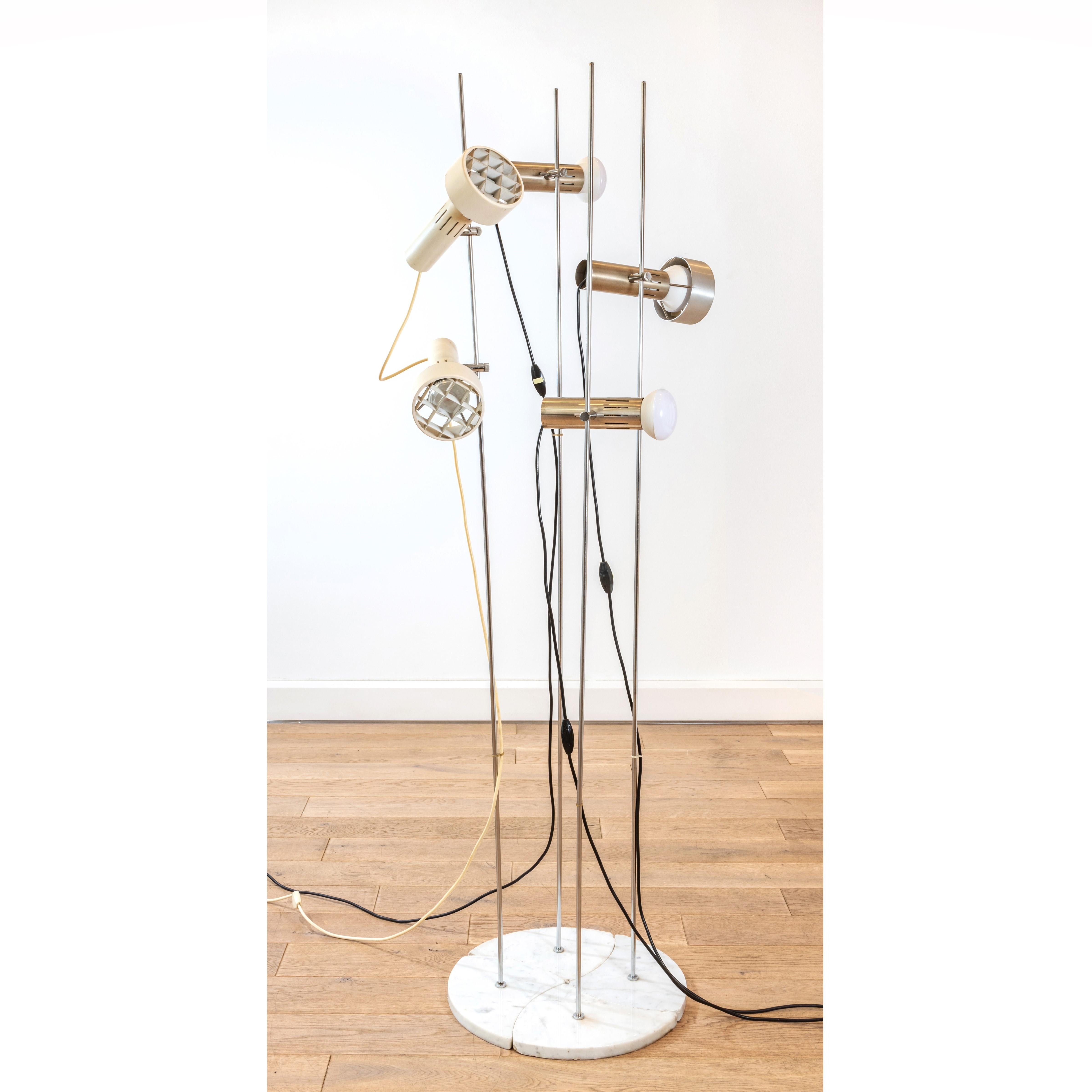 Mid-Century Modern Floor Lamps A 15 by Alain Richard Disderot Edition For Sale