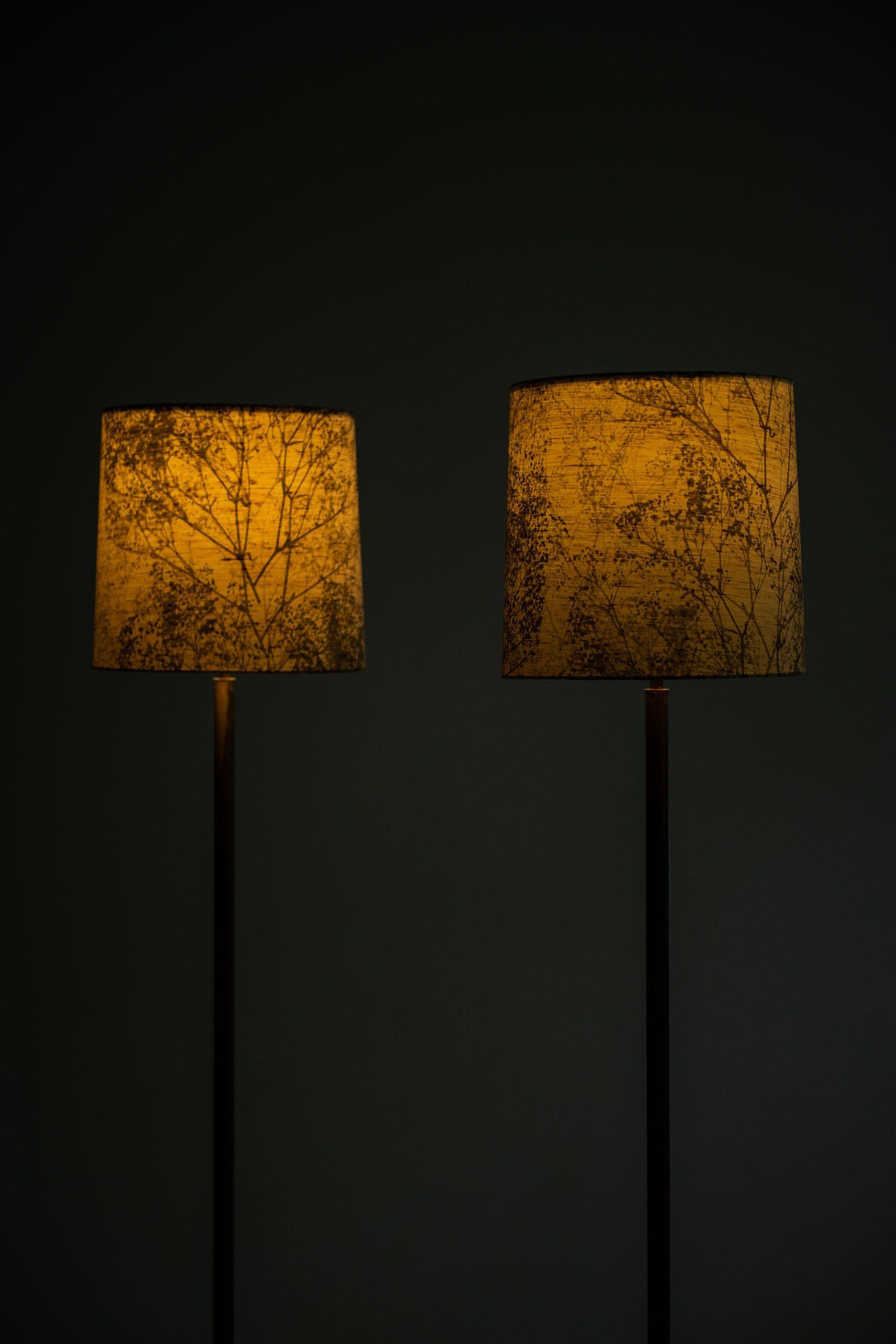 Mid-20th Century Floor Lamps Attributed to Hans Bergström Produced by ASEA in Sweden
