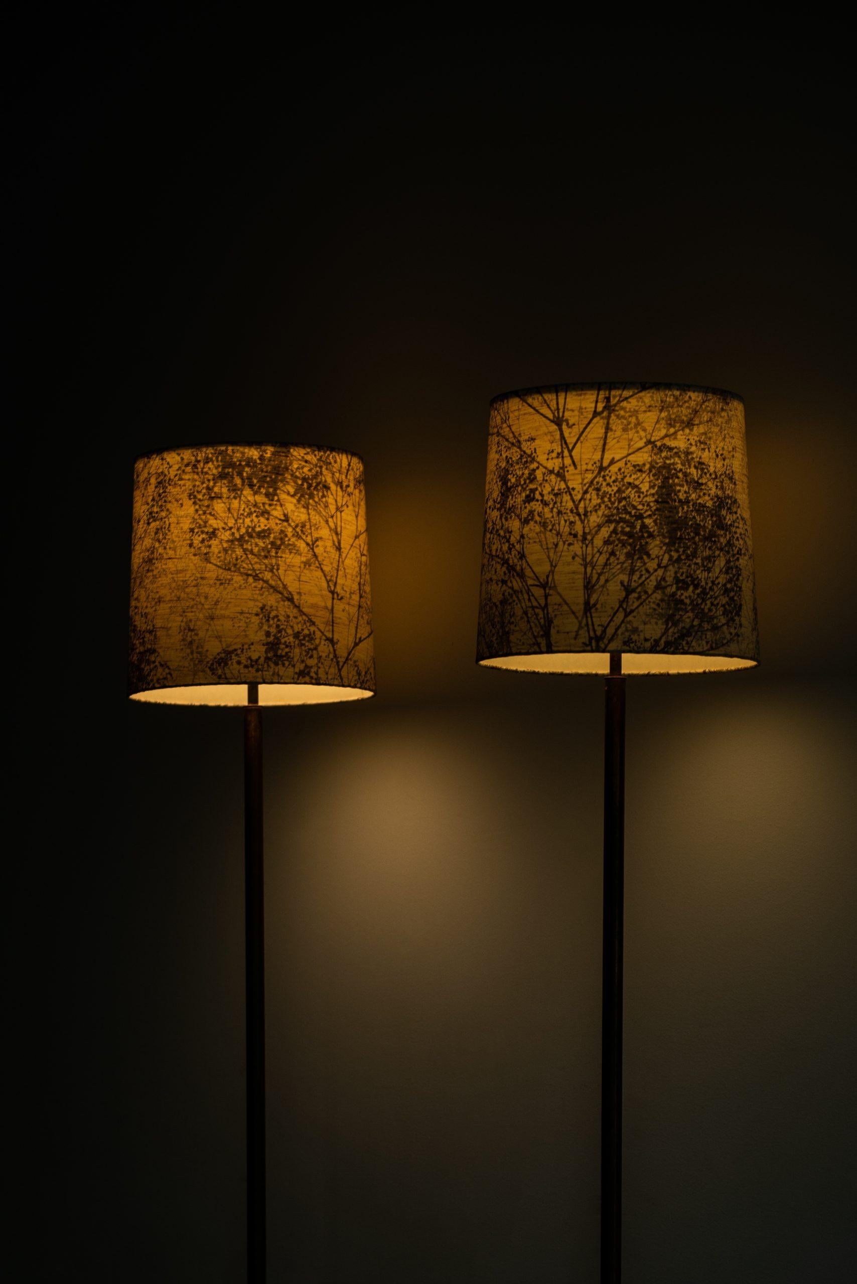 Floor Lamps Attributed to Hans Bergström Produced by ASEA in Sweden 1