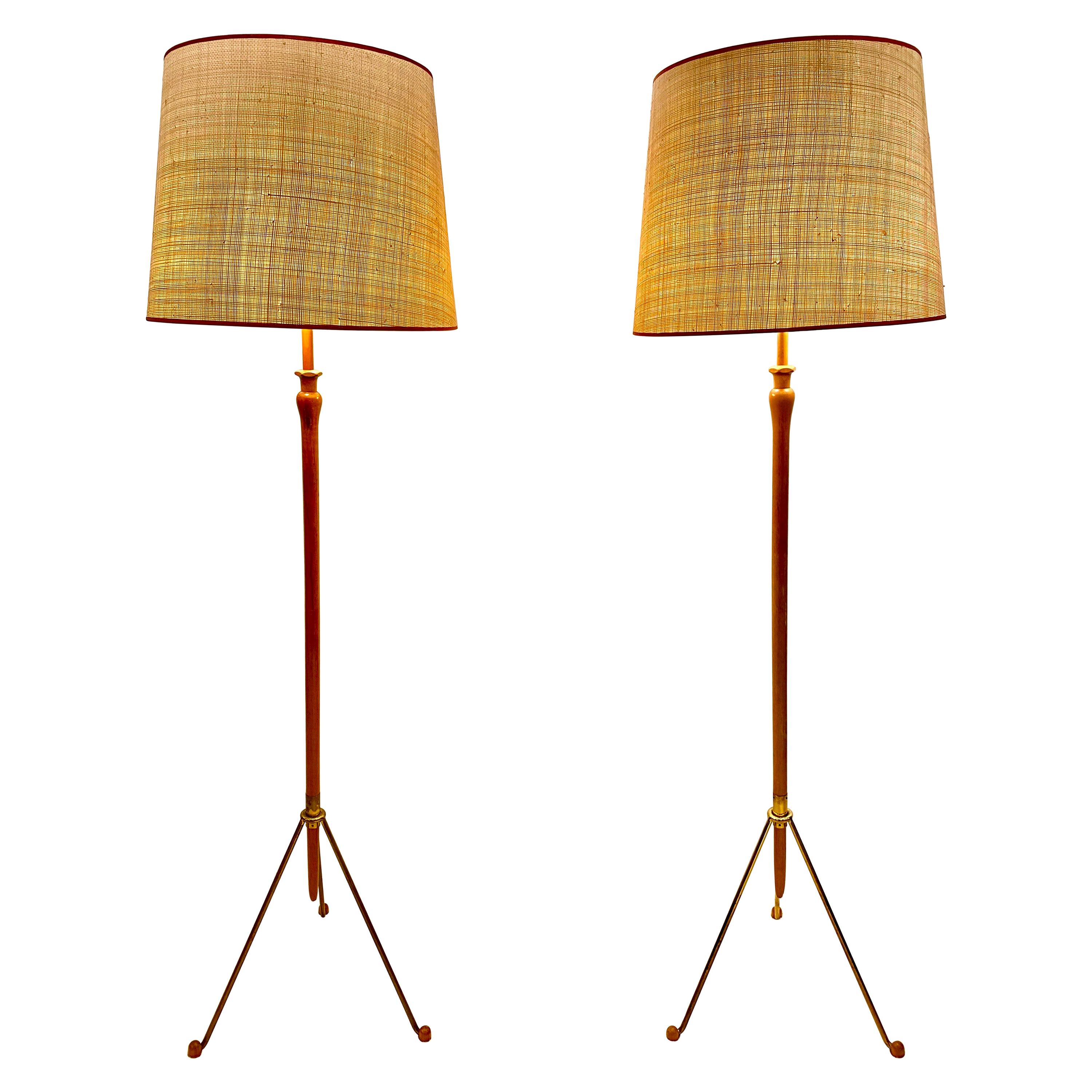 Floor Lamps, Austria, 1950s-1960s