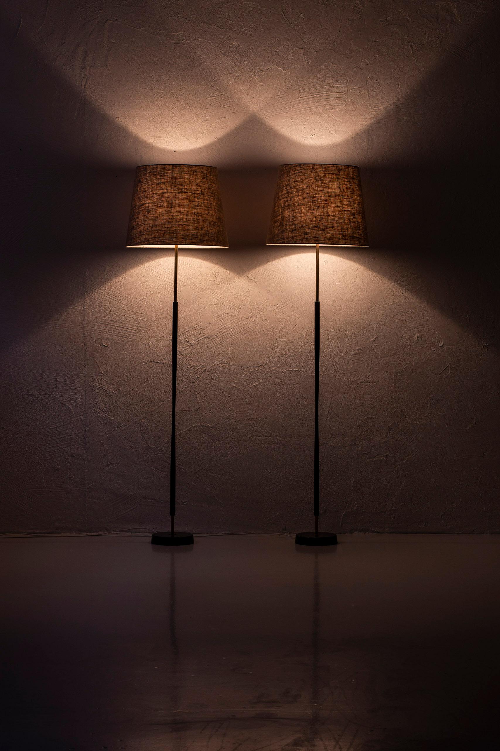 Scandinavian Modern Floor Lamps by ASEA Belysning, Sweden, 1950s For Sale