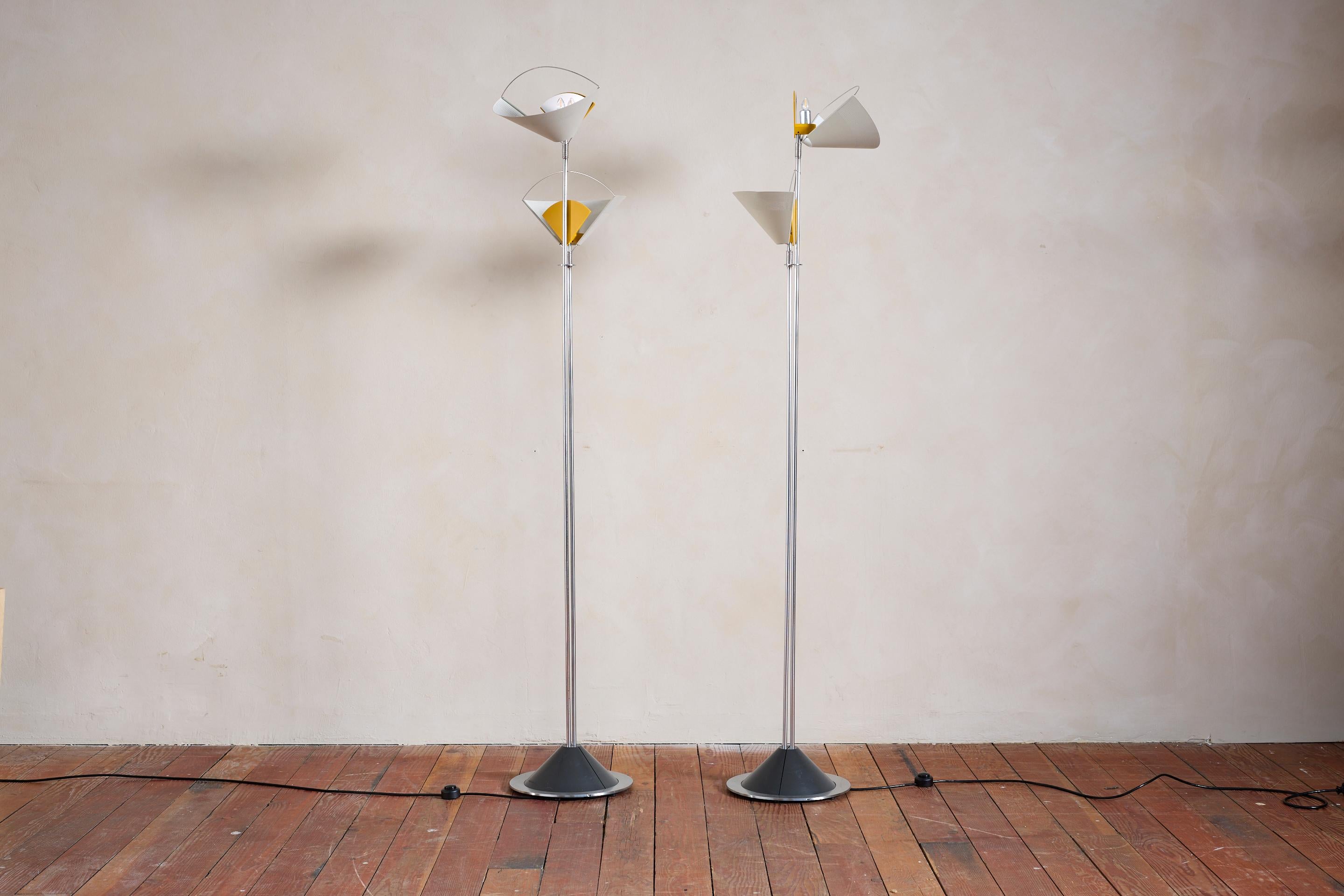 Lampes sur pied de Ferdinand Alexander Porsche pour Luci Italia en vente 10