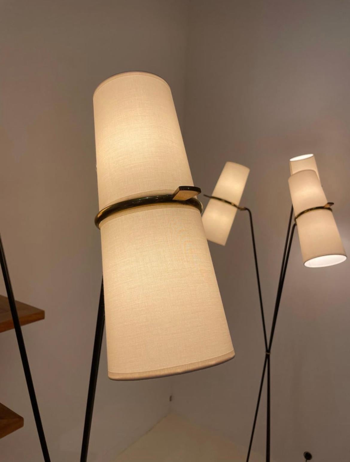 Metal Floor Lamps by Lunel