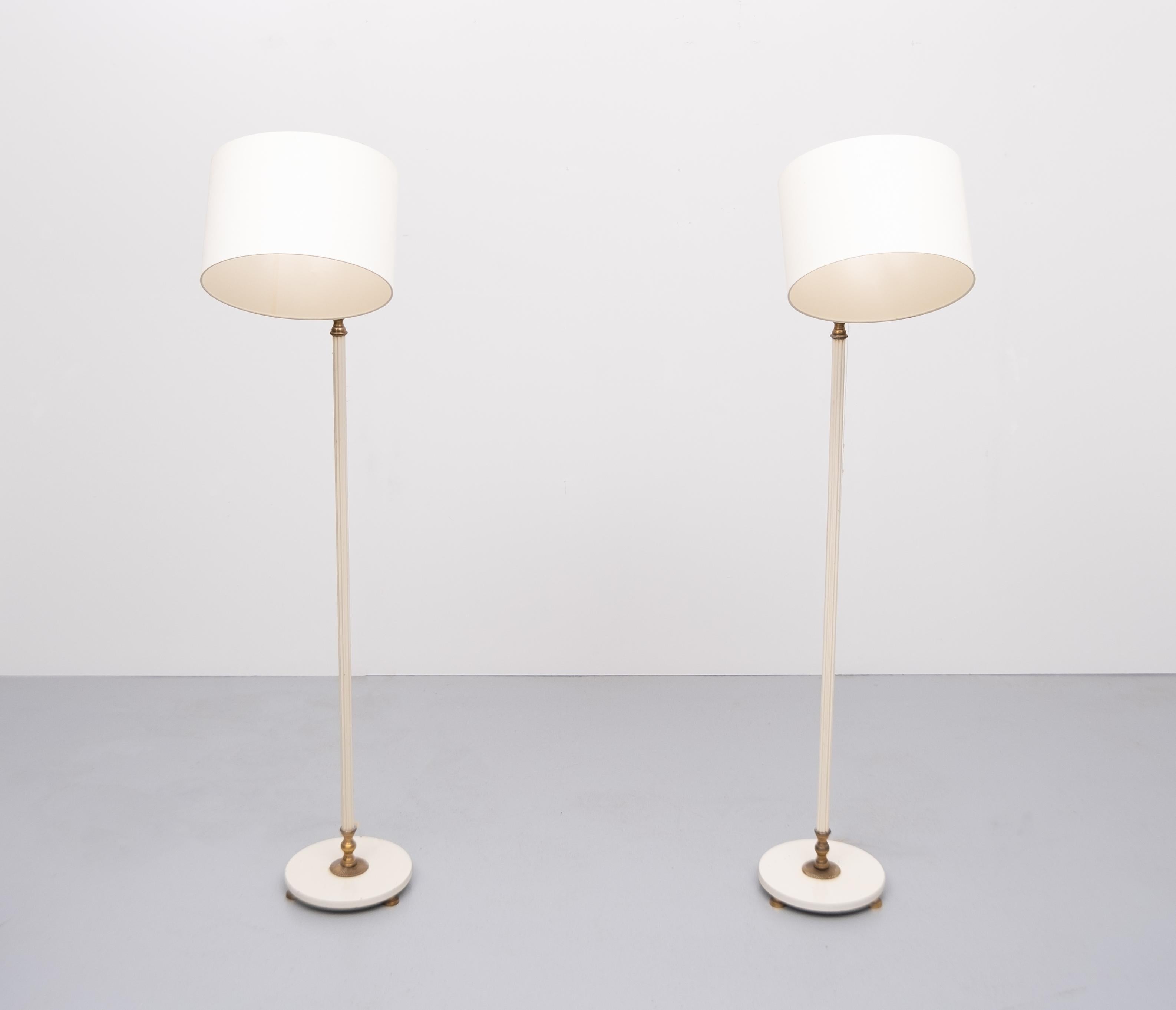 Mid-20th Century Floor Lamps, France, 1950s For Sale
