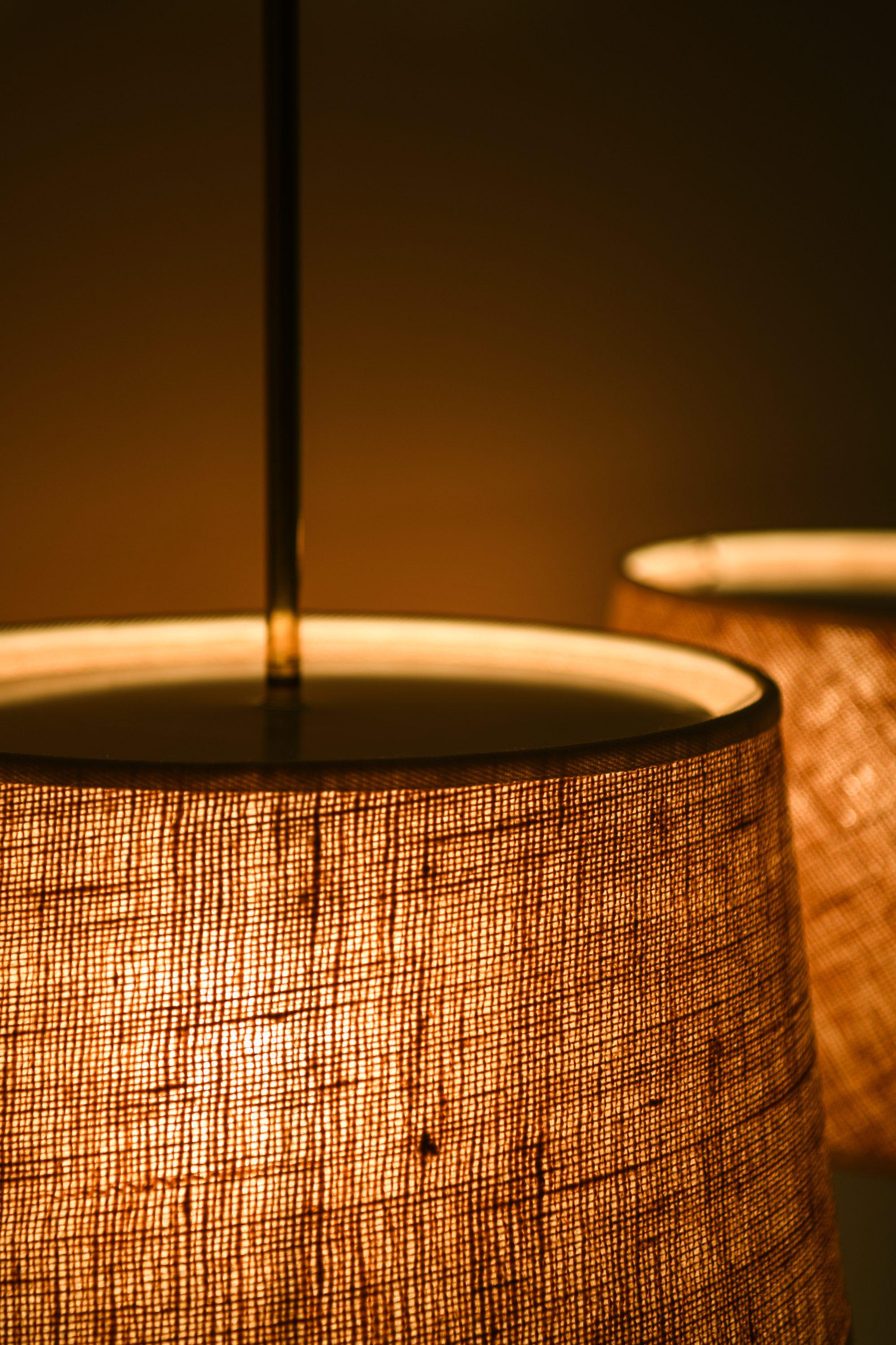 Floor Lamps in Brass and Original Lamp Shades by Hans-Agne Jakobsson, 1950's For Sale 2