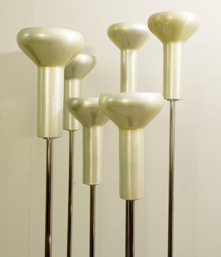 Floor lamps model 1074 by Gino Sarfatti for Arteluce - Two set available
price for on set of three.