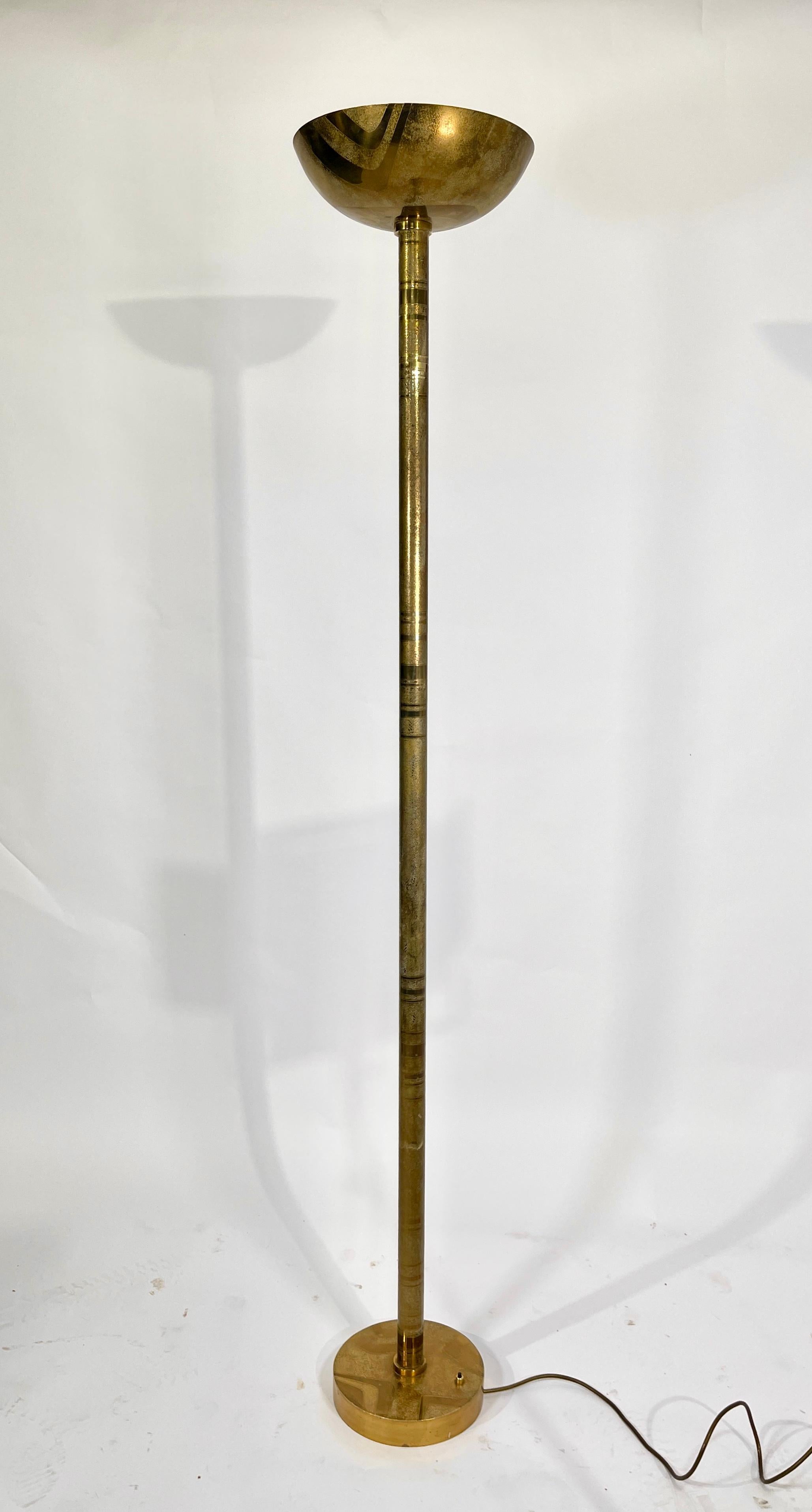 Late 20th Century Floor lamps one of a kind by Willy Daro For Sale
