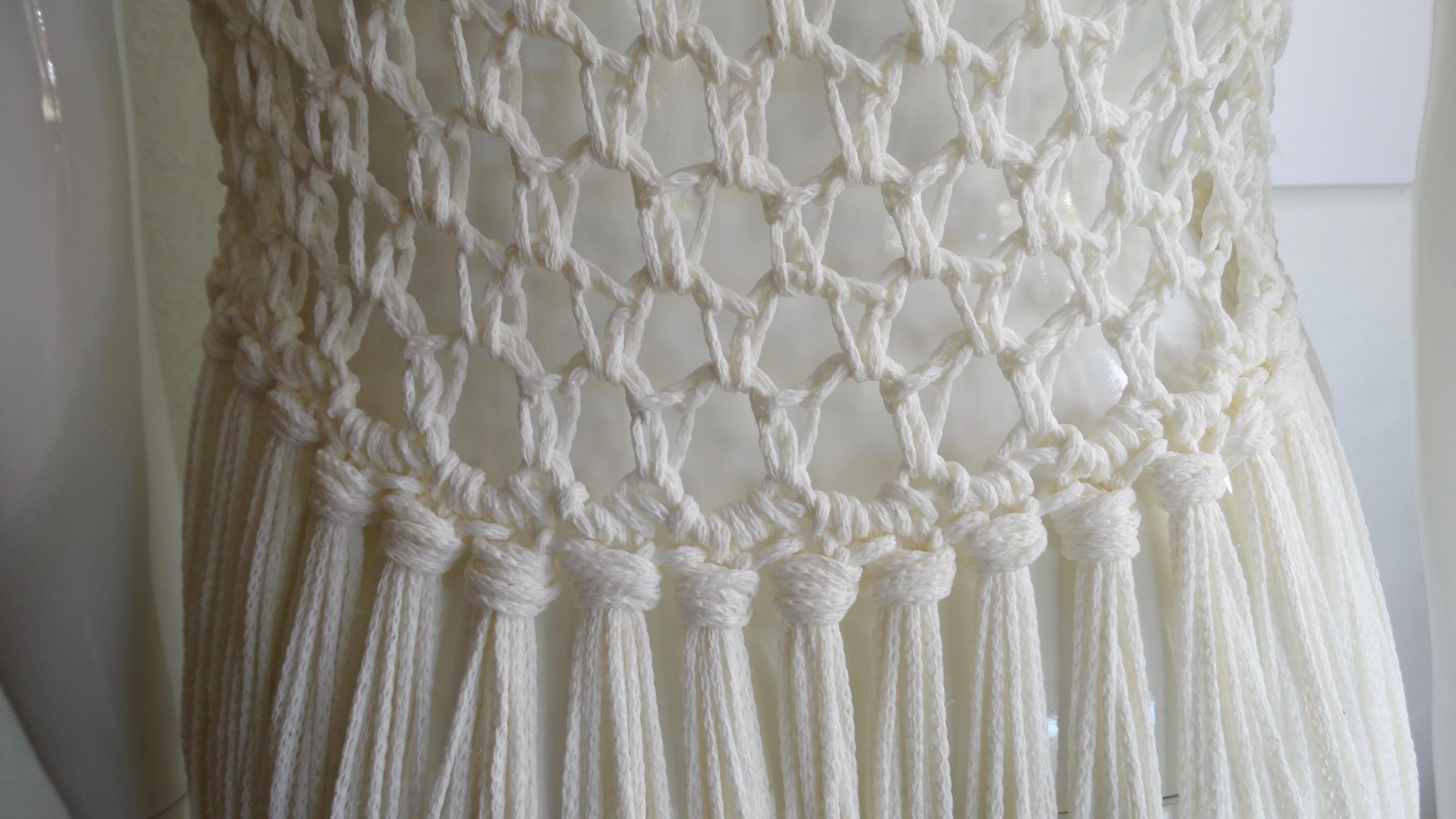  Floor Length Crochet Fringe Vest 2