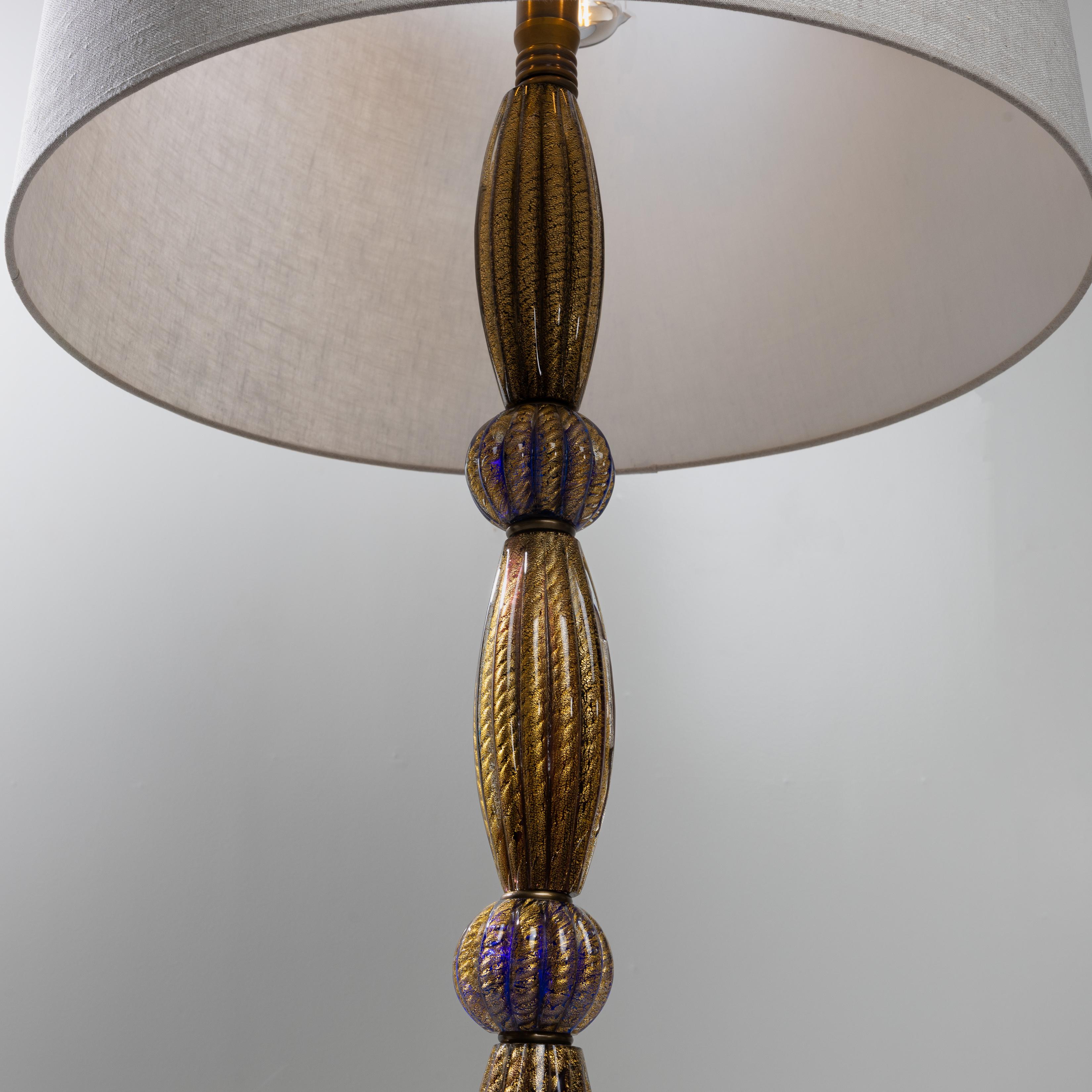 Italian Floor light by Barovier & Toso For Sale