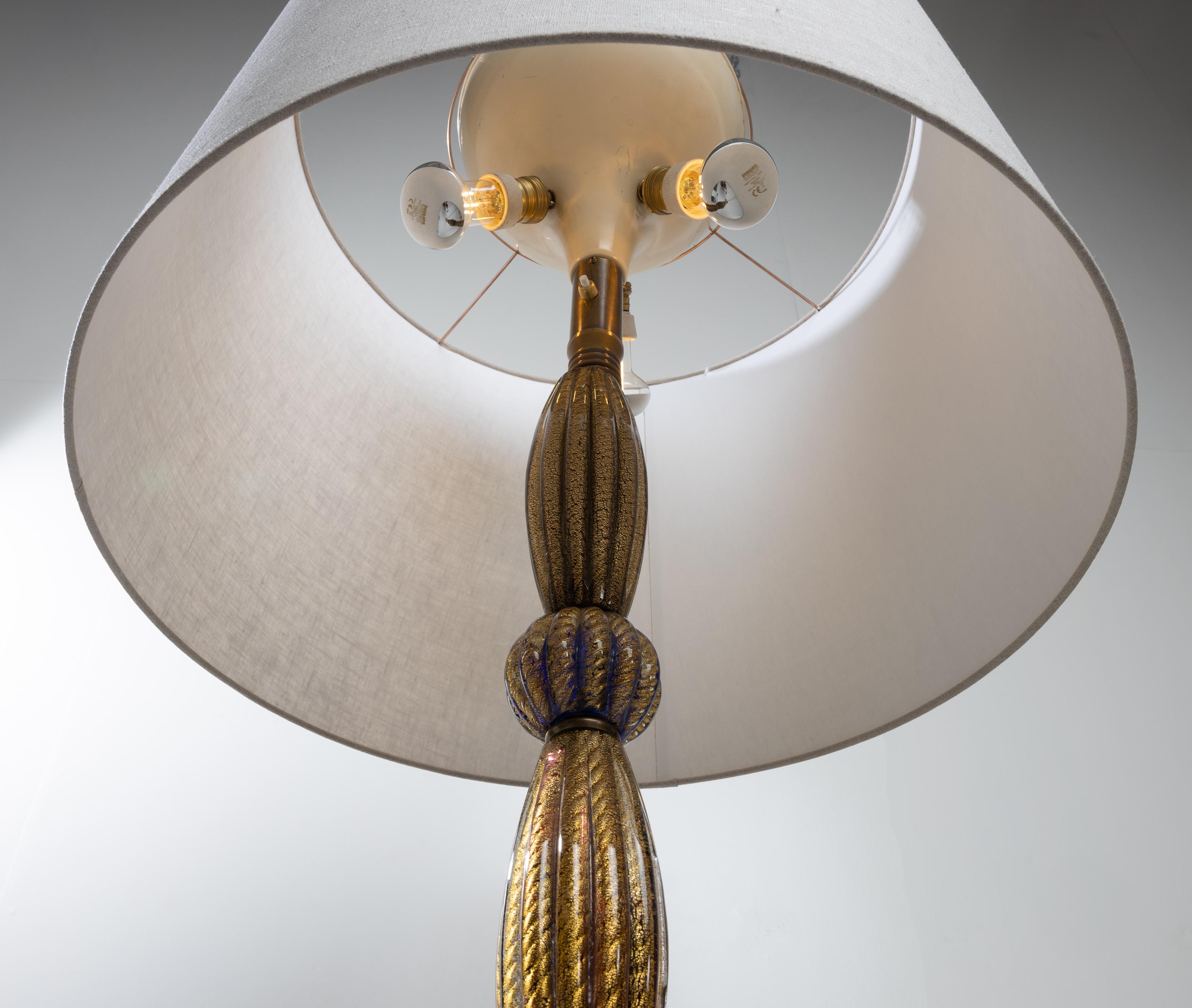 Floor light by Barovier & Toso In Good Condition For Sale In Uccle, BE