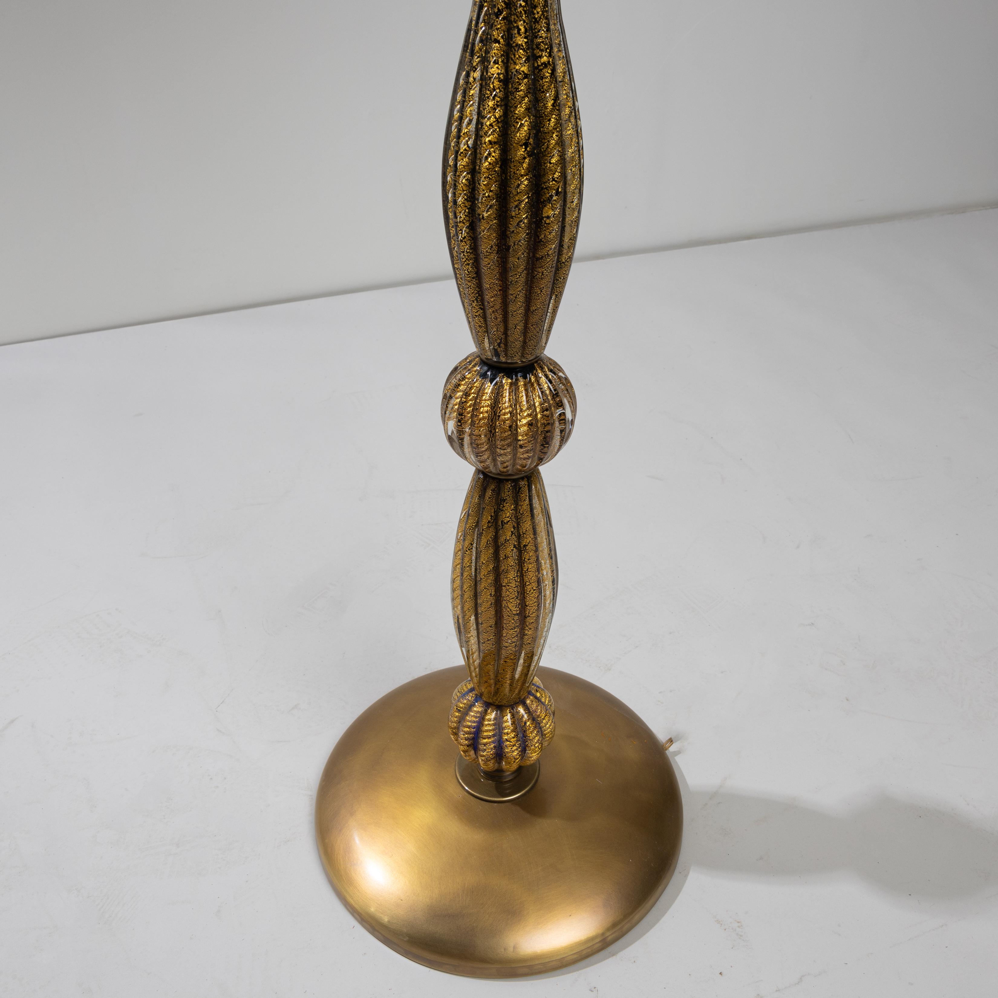 Blown Glass Floor light by Barovier & Toso For Sale