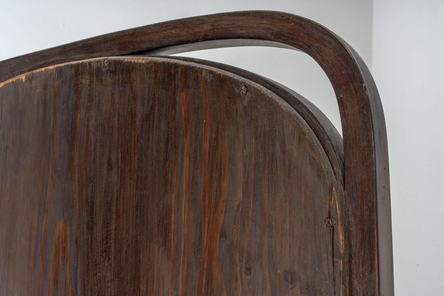 Standspiegel aus Buche von Michael Thonet für Thonet (Frühes 20. Jahrhundert)