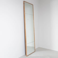 Floor mirror with wooden frame, 1960