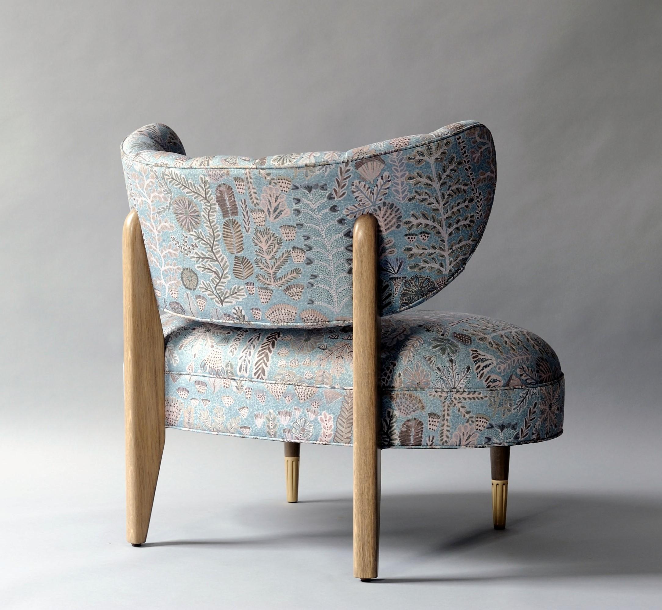 Floor Model Sale - Rue Side Chair by DeMuro Das In Good Condition In New York, NY