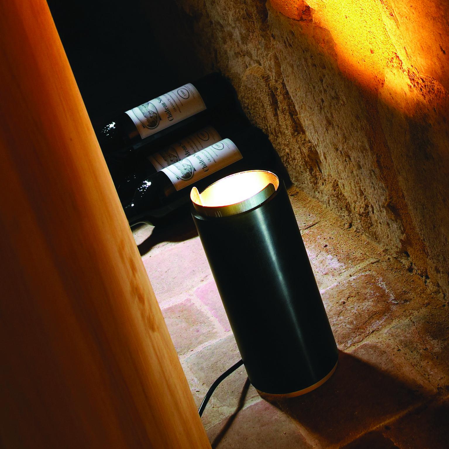 Dipinto Lampada da terra o da tavolo Tube T Black, progettata nel 1959. in vendita