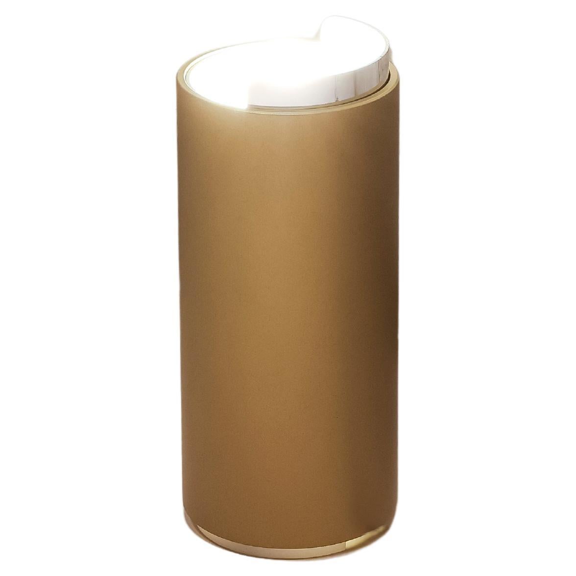 Lampada da terra o da tavolo Tube T Gold Mat, progettata nel 1959. in vendita