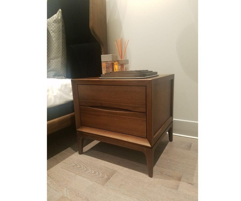 Moderne Table de chevet Brad de Ceccotti Collezioni