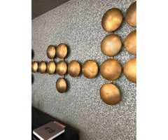 Floor Sample Henge 10 Element Wall Clips Lights in Burnished Brass