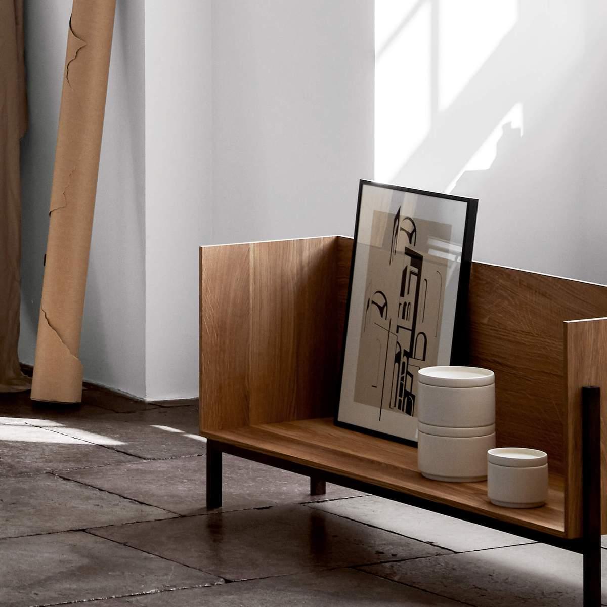 Modern Floor Shelf by Kristina Dam Studio For Sale