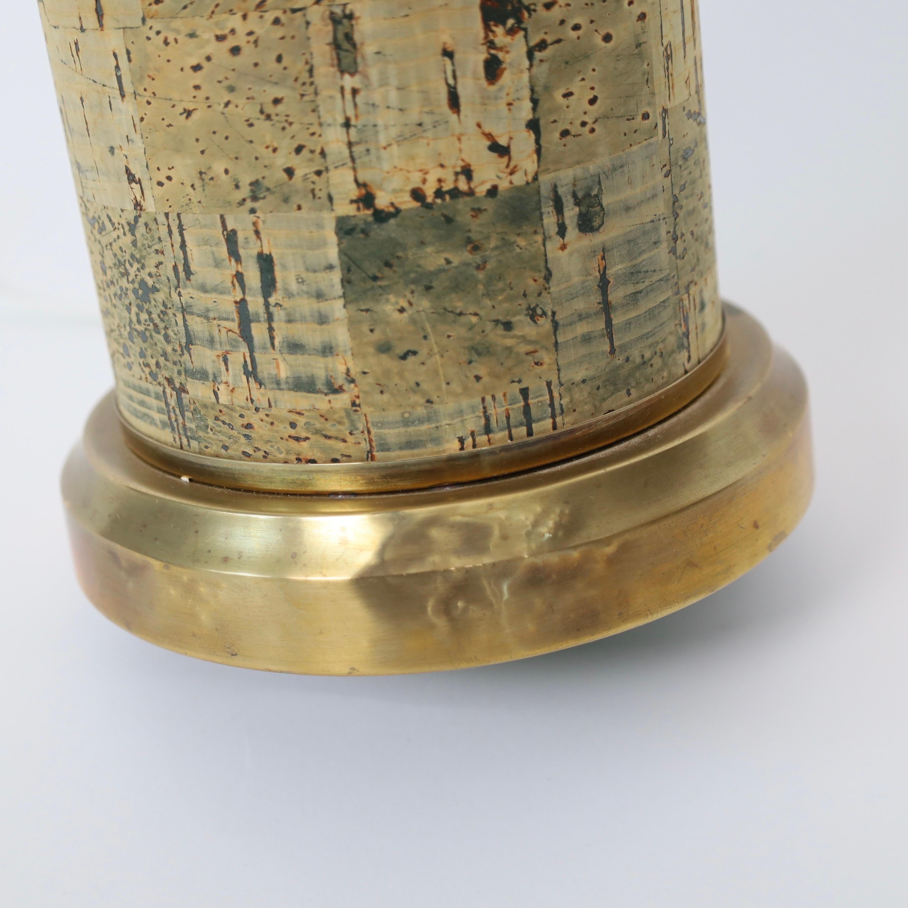 Lampes en liège sur pied conçues par Svend Aage Holm Sorensen, années 1960, Danemark en vente 2