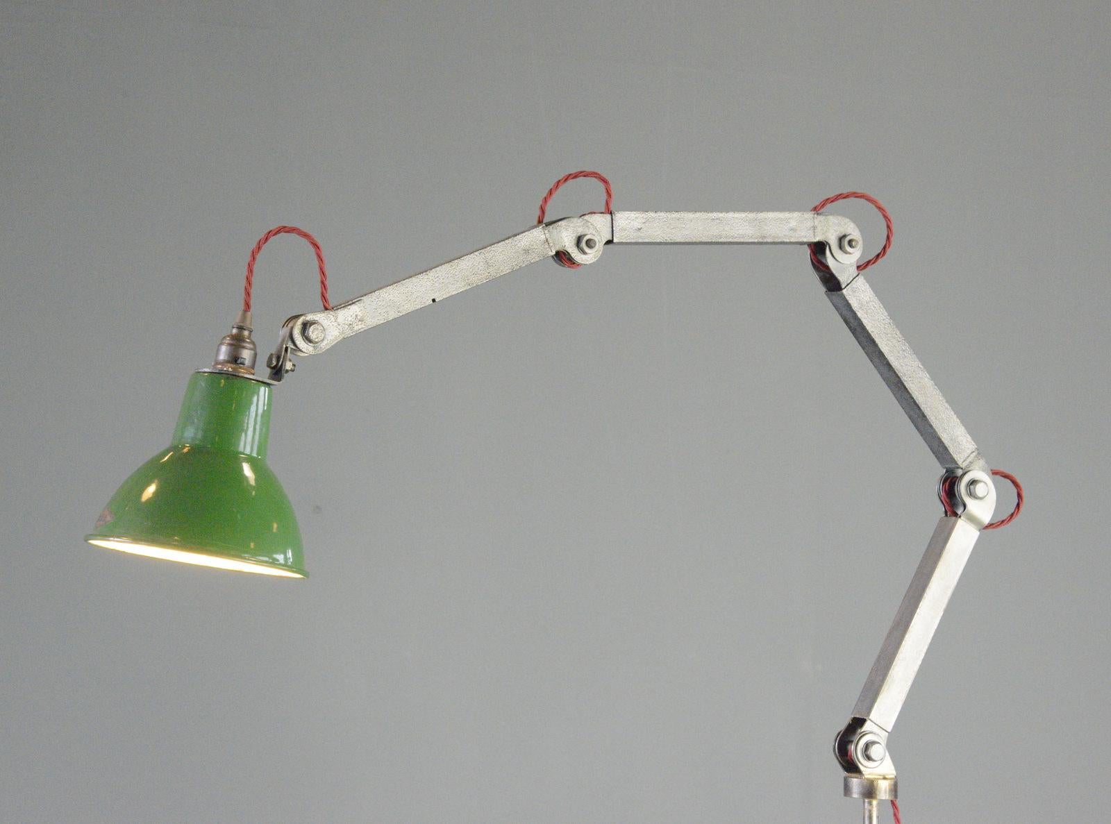 Floor Standing Industrial Inspection Lamp By EDL Circa 1930s 2