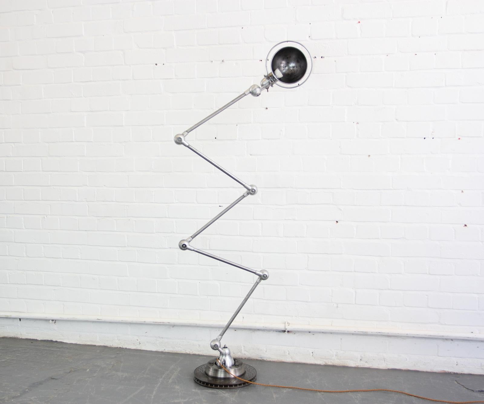 Floor Standing Industrial Lamp by Jean Louis Domecq, circa 1950s 5