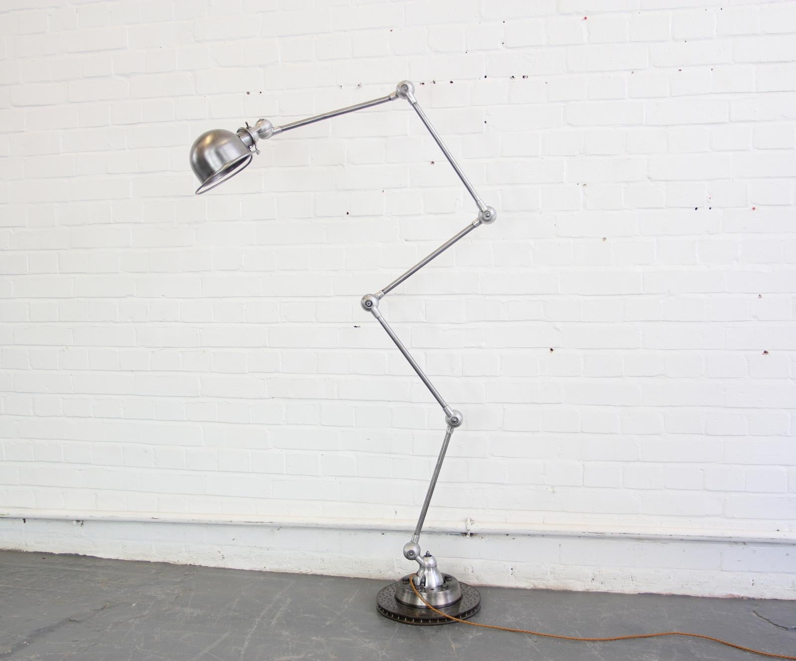 Floor Standing Industrial Lamp by Jean Louis Domecq, circa 1950s 4