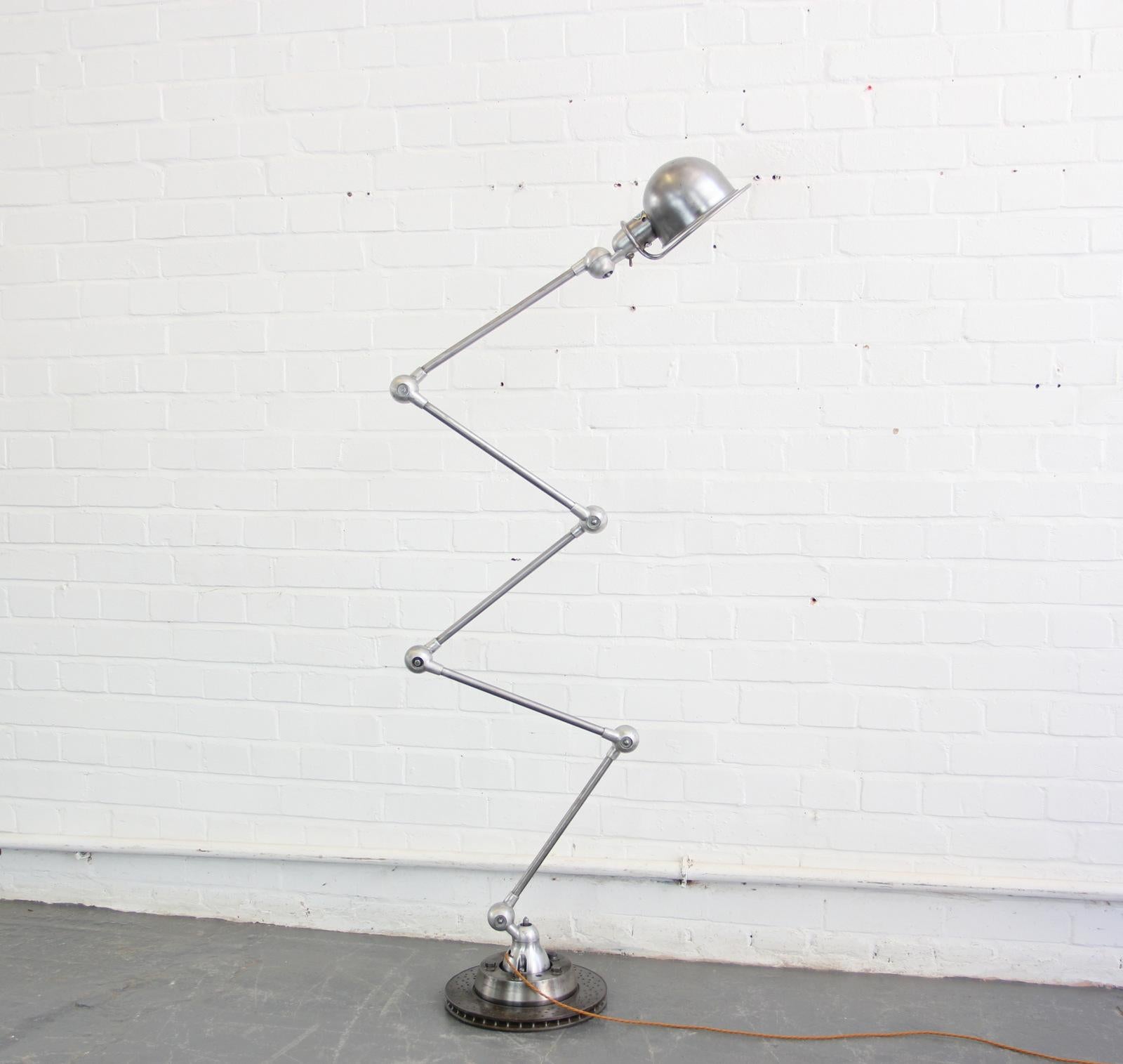 Floor Standing Industrial Lamps by Jean Louis Domecq, circa 1950s 8