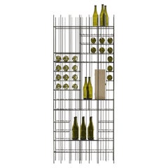 Floor-standing metal wine rack Mogg METRICA WINE A - Up to 58 bottles