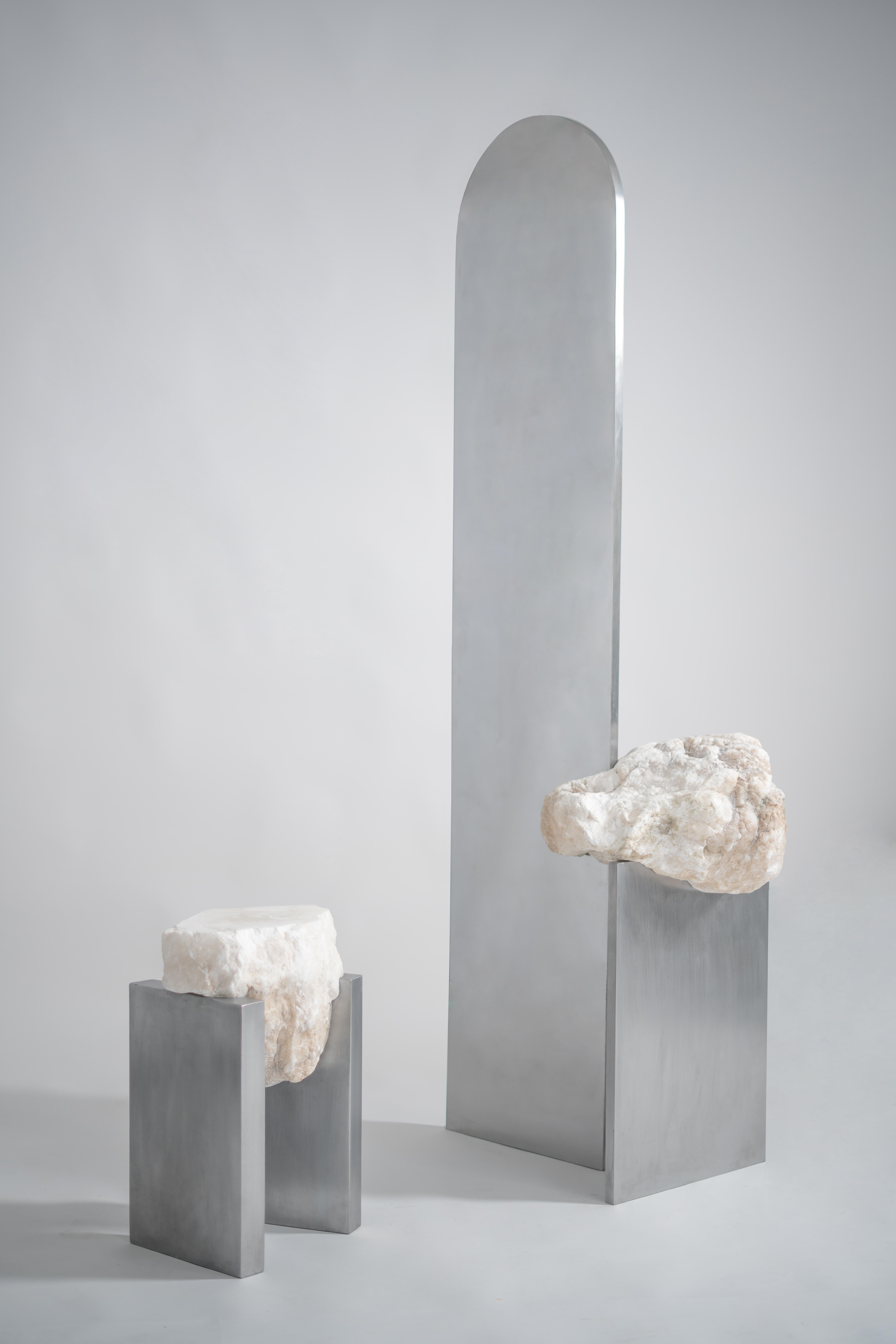 German Floor Standing Mirrors, 'Foreign Bodies - Arrival STYX - by Collin Velkoff' For Sale