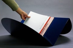 'Floor Storage Object' - Minimalist - Coated Steel, Customizable Color