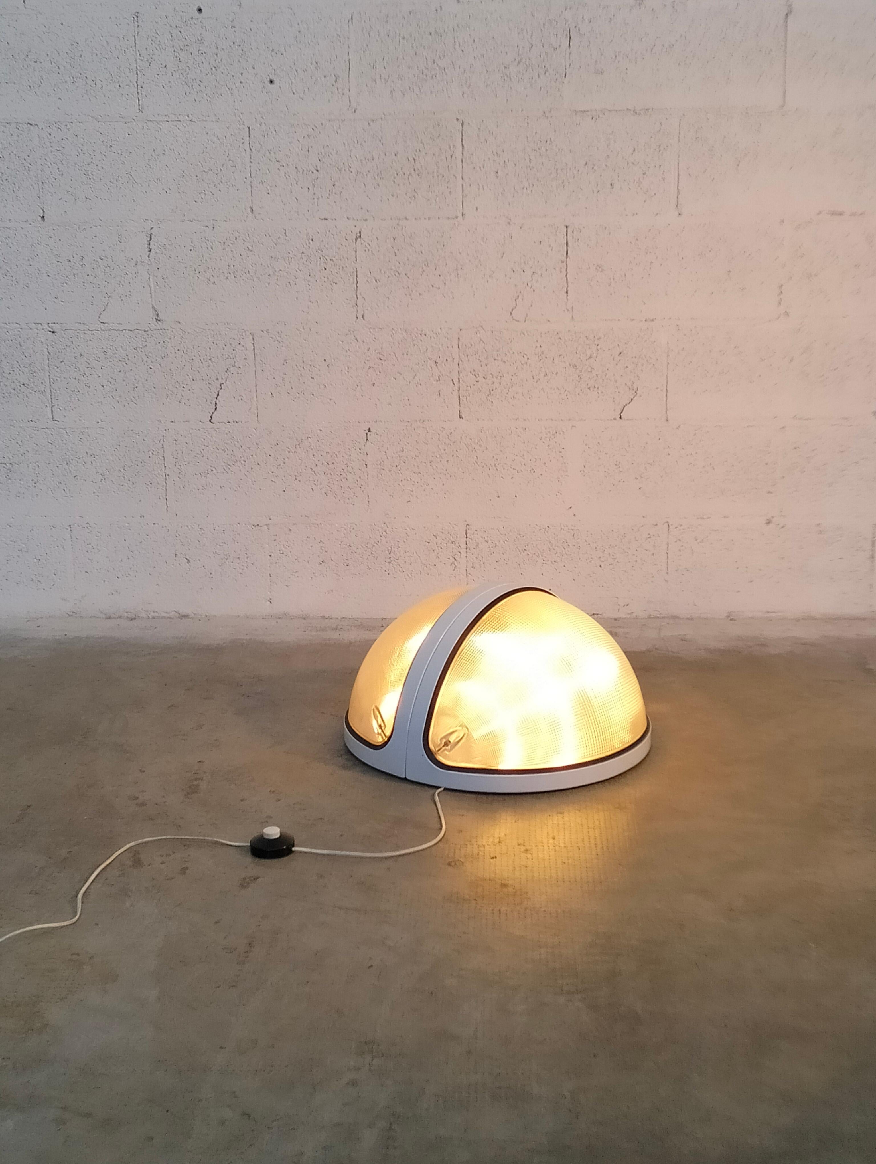 Mid-Century Modern Floor, Table Lamp Totum by Boccato, Gigante, Zambusi for Zerbetto 60s, 70s For Sale