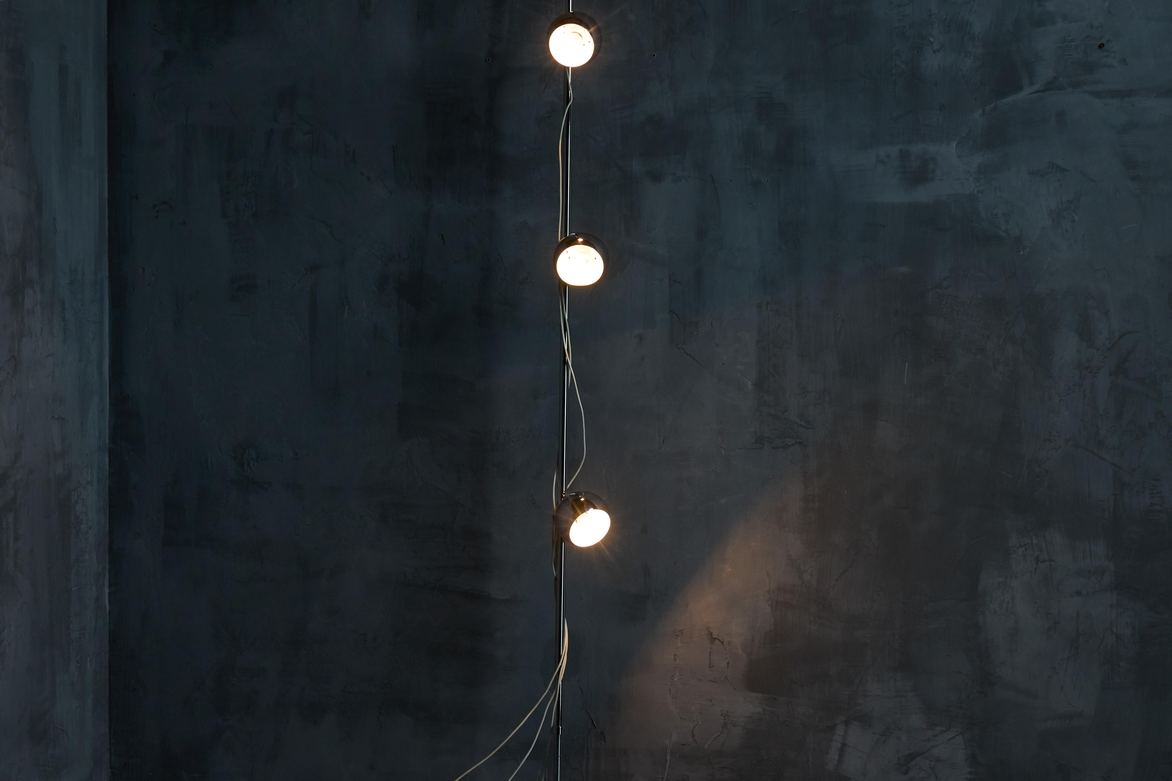 Mid-Century moderno Lampada da terra a soffitto di Goffredo Reggiani, Italia, anni '60 in vendita