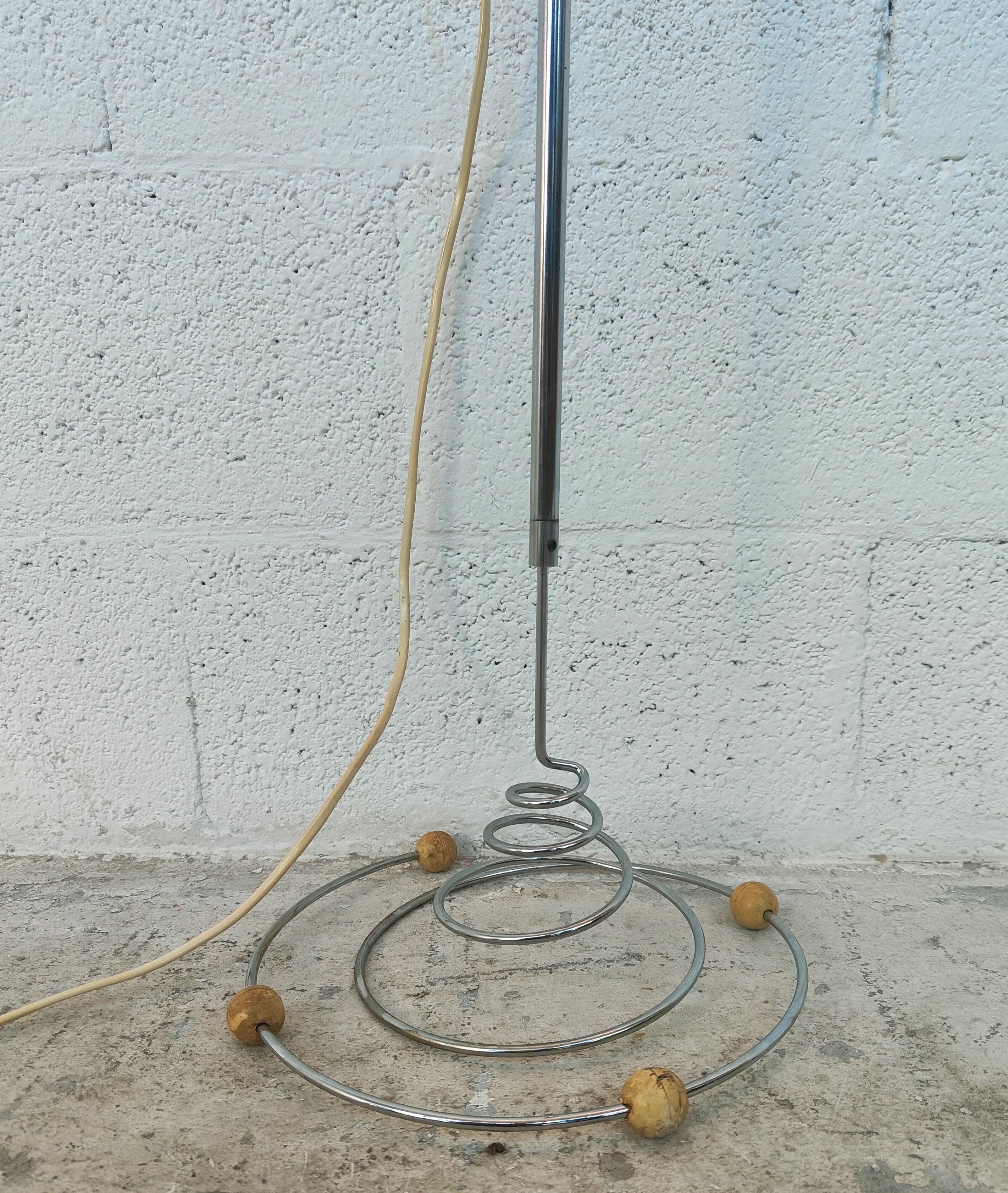 Italian Floor to Ceiling Lamp 'Tension' by Francesco Fois for Reggiani, 1960s For Sale