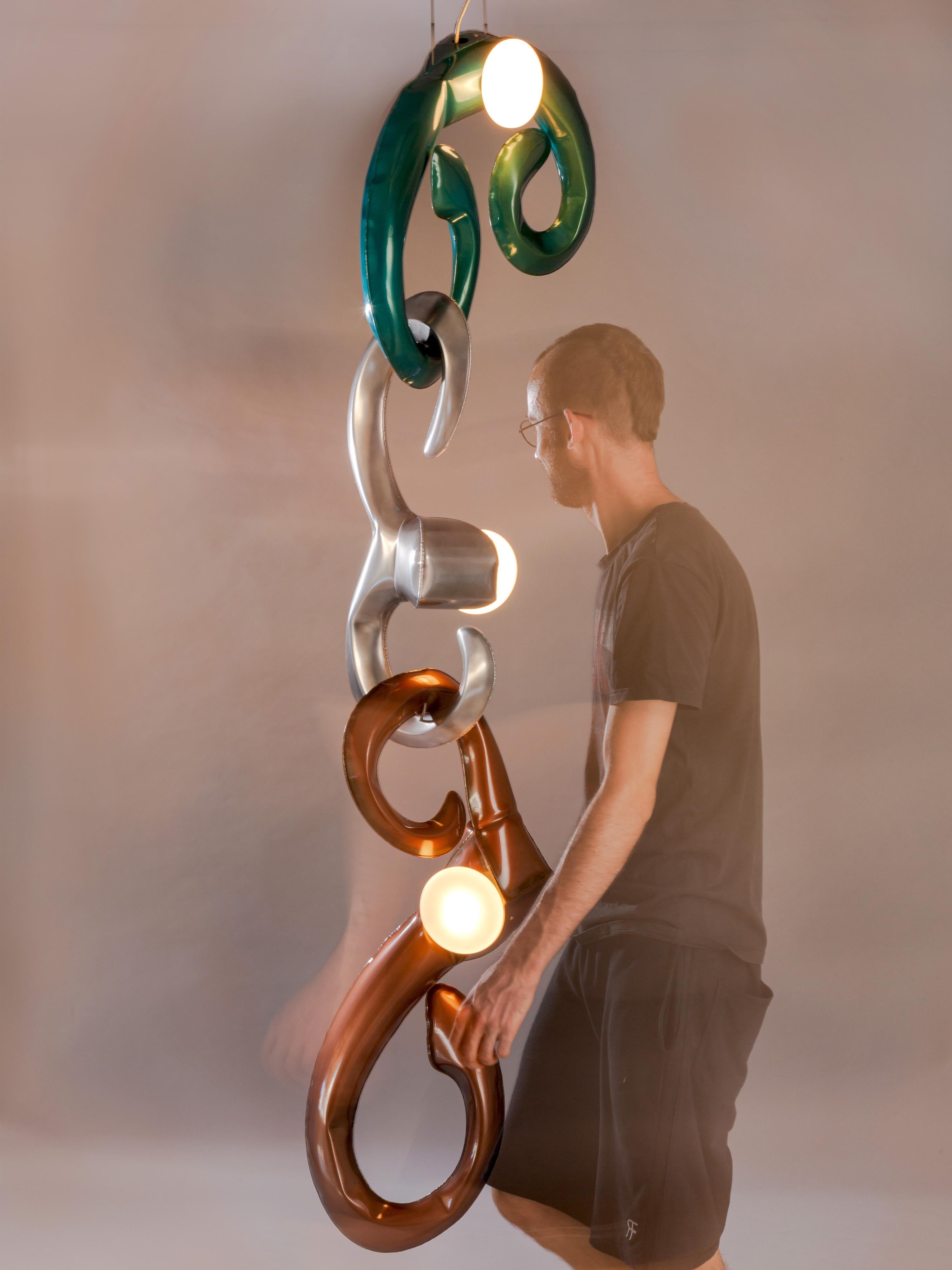 XXI secolo e contemporaneo Lampadario a soffitto AND Light in vendita