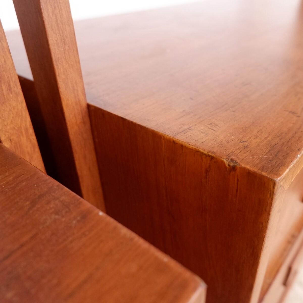 Floor-to-ceiling wall Unit in the style of Franco Albini, 1960s For Sale 10